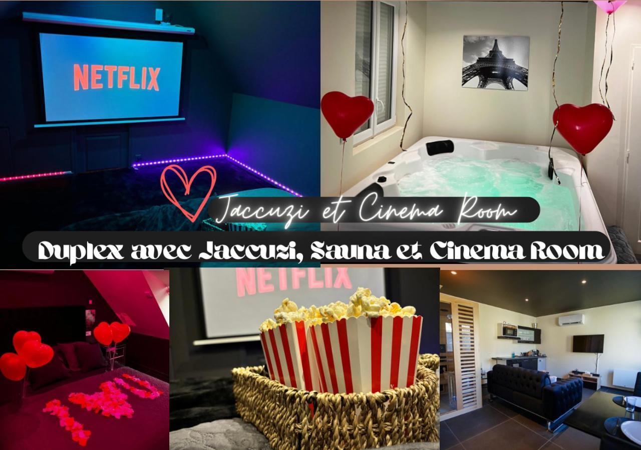 Magnifique Duplex Avec Jaccuzi, Sauna Et Cinema Room Privatif Fontenoy  Exterior photo